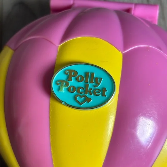 Rare Vintage Polly Pocket - Up up & Away - compact only - Picture 4 of 11